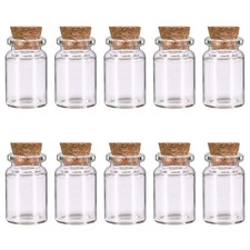 10 Pcs Small Glass Bottles