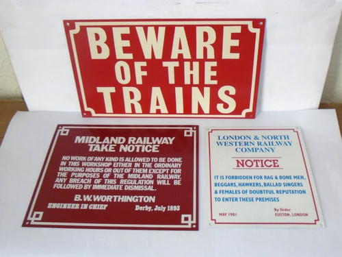 Vintage railway reproduction - railway,