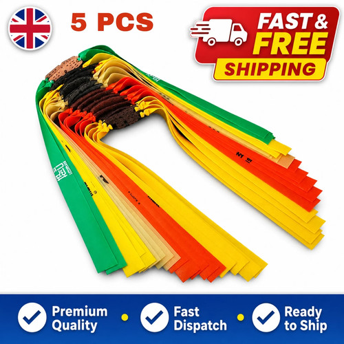 Flat rubber bands slingshot - 5,