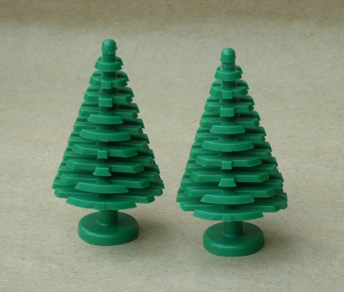 Vintage lego trees - -,