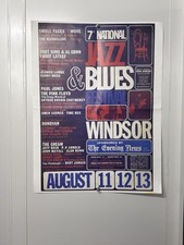 7th National Jazz And Blues Festival Poster David Bowie Double Sided