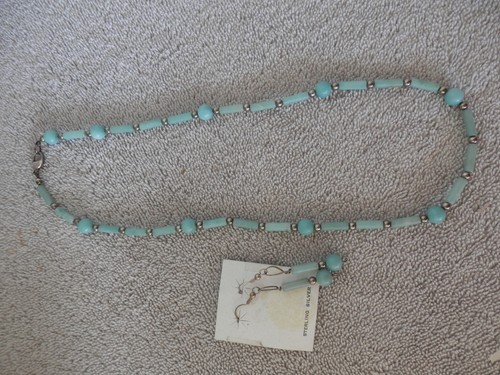 Vintage light green agate - green,