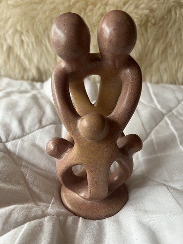 Stone sculpture family - stone,