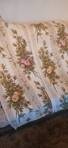 Vintage ditsy floral curtains - vintage,