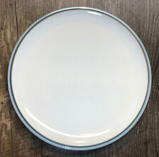 Denby Blue Jetty White/Blue Dinner Plate ~new~