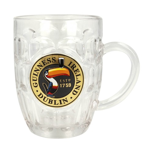 Guinness toucan dimpled pint - guinness,