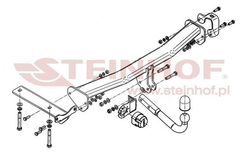 Steinhof towbar for landrover - towbar,
