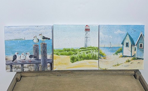 Coastal canvas art - canvas, work