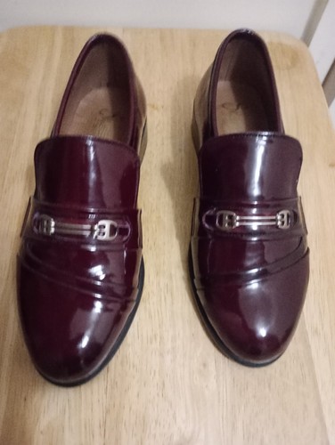 Shalimar burgundy real - burgundy, leather