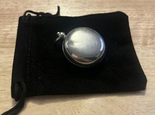 Vintage Silver Plate Sovereign Coin Holder. In Good Working Condition.