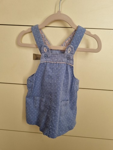 Baby girls blue spotty - girls,