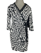 Shelby and Palmer Women's Multicolor Geometric Evening Dress SZ 10 _7143