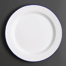 Olympia Enamel Dinner Plates