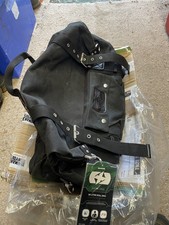 Oxford Heritage Motorcycle Motorbike Roll Bag Black - 30 Litres