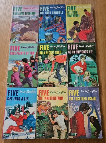 Famous five books - five, pb