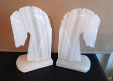 Vintage White Onyx Horse Head