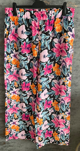 Ladies floral wide leg - floral,