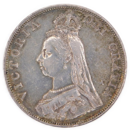 1889 double florin - double, queen