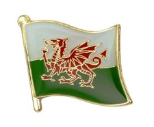 CYMRU WALES Flag Lapel Pin