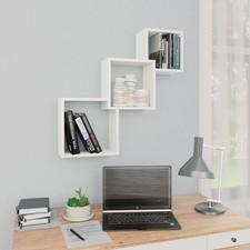 Wall Cube Shelf White