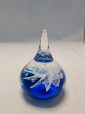 Tear Drop Shaped Glass Art