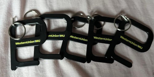 Western union keyrings - union,