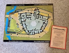 Vintage Escape From Colditz - Spare Parts GAME BOARD and RULEBOOK Only. VGC