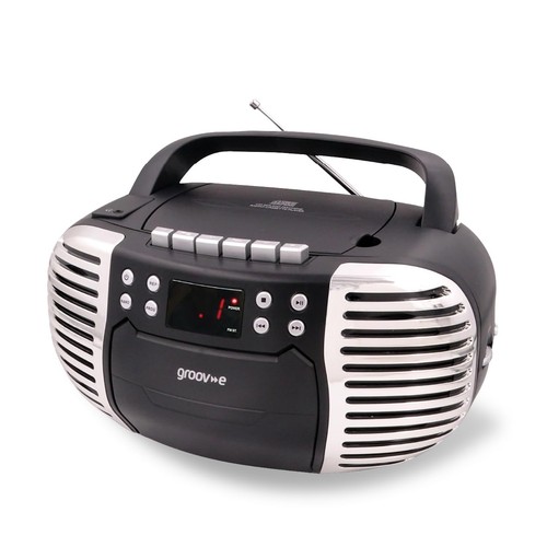 Groov retro boombox portable - e,
