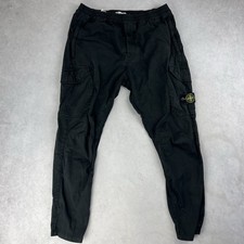 Stone Island RE-T Cargo Pants W38 Trousers 2XL Cargos Black 5487