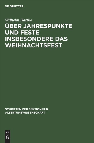 Hartke ber jahrespunkte und - hartke,