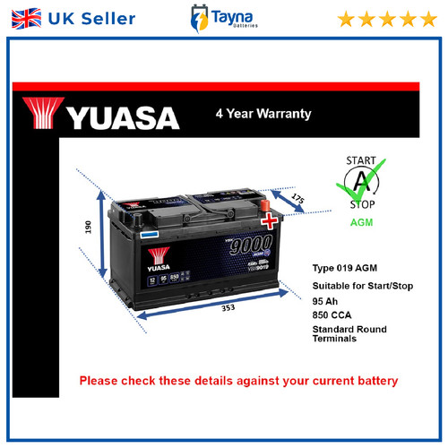 Agm car battery - car,