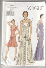 Vogue 20's style Flapper Dress
