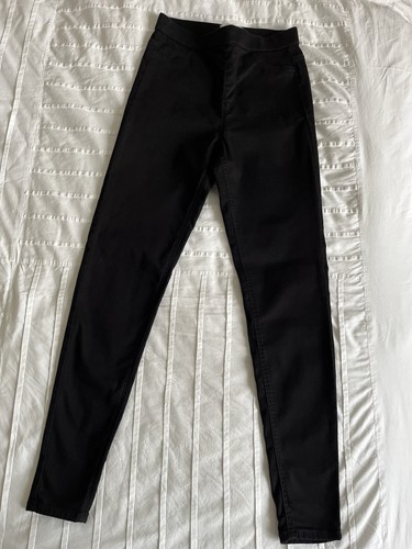 Jeggings black uk 10l - jeggings,