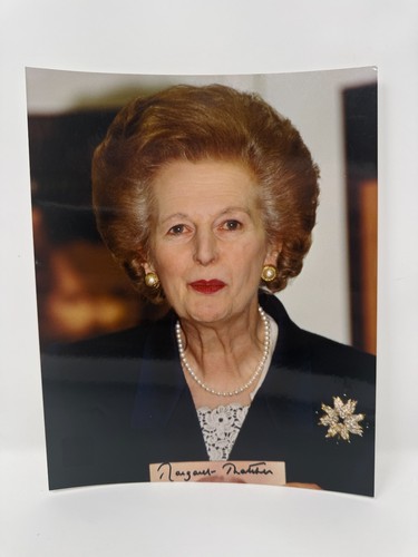 Margaret thatcher signed x - signed, 8