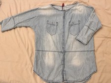 Pale Denim Shirt From H&M Size