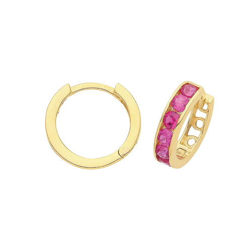 Hinged earrings 9ct - hinged,