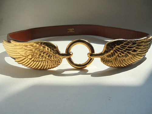Rare hermes paris - gold, tone