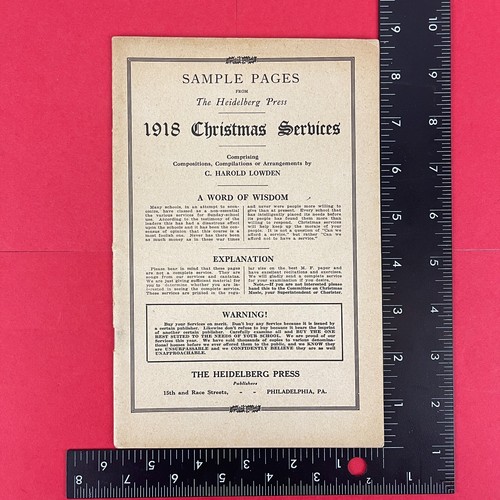 1918 christmas services - 1918, hymnal