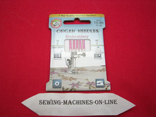 EMBROIDERY SEWING MACHINE NEEDLES FITS TOYOTA/JANOME/SILVER/BROTHER/SINGER/JONES