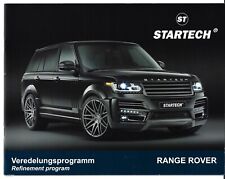 Startech Range Rover 2015-2016 German & Export Markets Sales Brochure Pick-Up