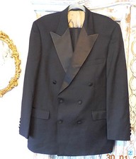 M&S Black Double Breasted