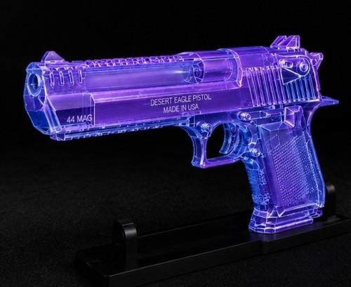 Clear amethyst desert eagle - clear,