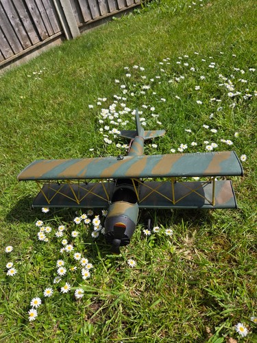 Vintage metal aircraft model - vintage,