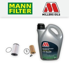 SERVICE KIT for VW GOLF MK6 CABRIO 1.6 TDI OIL FUEL FILTERS +5w30 OIL 2011-2016