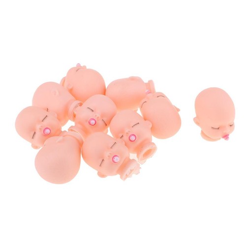 10pieces vinyl baby doll head - baby,