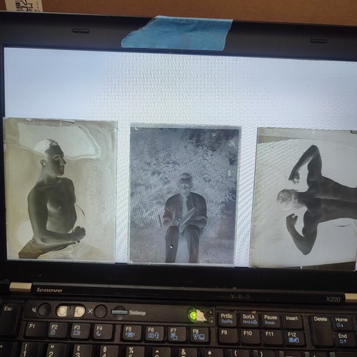 11x antique glass plate - 11x,