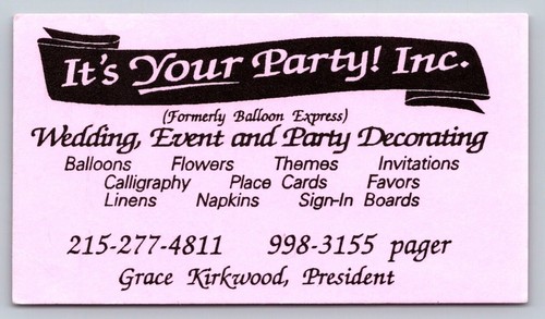 Vintage business card s - business, it's
