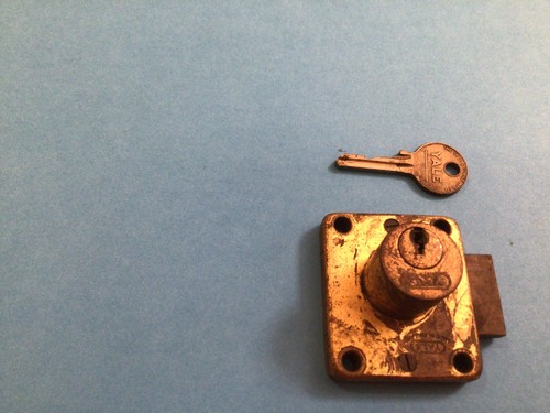 Vintage brass yale lock with - vintage,
