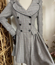Topshop Victorian Check Tweed