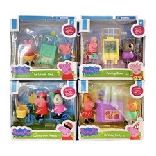 4 NIB Peppa Pig Rare PLAYSETs